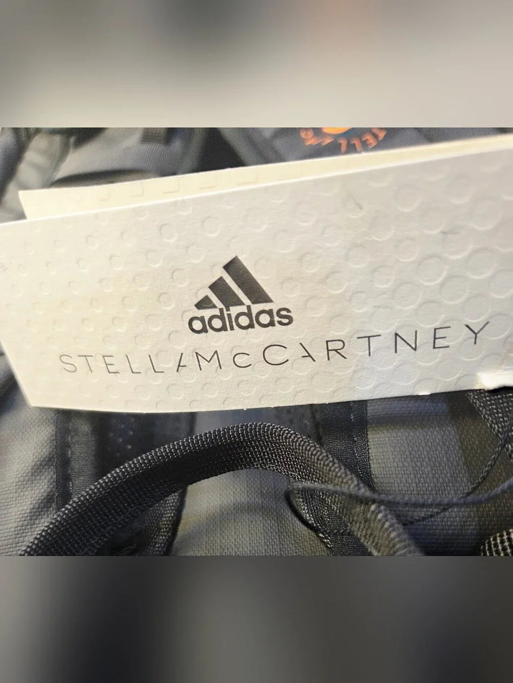 Adidas Terrex Black/Orange Backpack by Stella McCartney